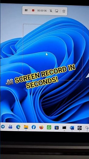 🎥 How to Screen Record on Windows in Seconds! #Shorts🔥 💻 #Shorts #techtips #windowstips