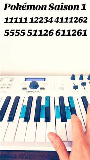 Pokémon Saison 1 ( Piano Tutorial) #piano #music #tutorial