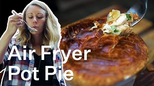Easy air fryer chicken pot pie recipe that’s too easy not to try