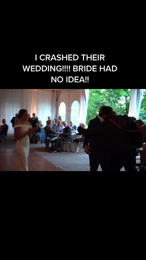 Unexpected Wedding Crasher Surprises Bride!