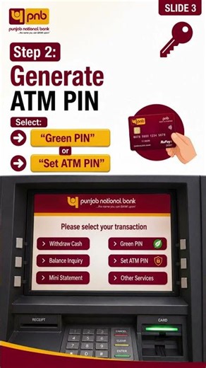💳 New PNB ATM Card? Activate & Set ATM PIN in 2 Minutes!🔥 Step-by-Step Guide #shorts #youtubeshorts