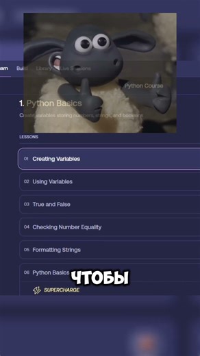 Практика программирования на PYTHON в игре!