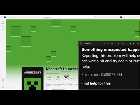 Fix Minecraft Launcher/Minecraft Game Not Installing Error 0x80073d0d On Microsoft Store/Xbox App PC