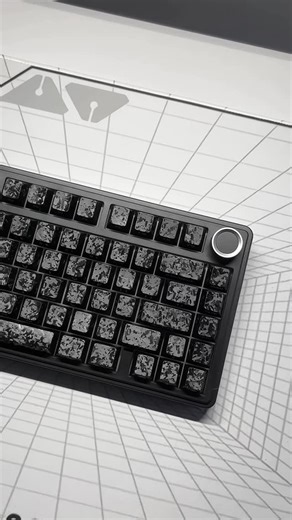 Shinra on Instagram: "Happy Monday ✨ New Keycaps collab with @xvx__keyboard Meet the XVX Forged Carbon-Look Keycaps 🔥 Key Specifications / Features: • 119-key set in Cherry profile • Polycarbonate (PC) material • Forged carbon texture for a premium look • Side-printed legends (no shine-through) • ANSI compatibility - 60%, 65%, 75%, TKL & full-size layouts • MX-style switch compatible • PC keycaps provide a distinct sound and feel compared to PBT or ABS Link in the Bio 🔗 Cozy partner: @nabbiiie