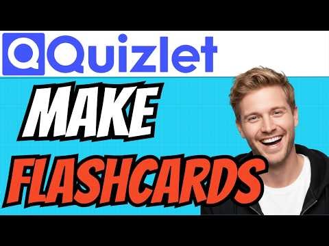 How To MAKE FLASHCARDS With Quizlet (QUICK & EASY) 2026