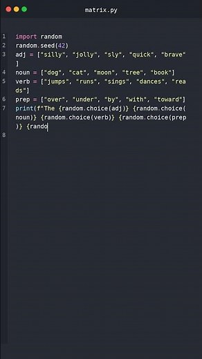 Python Magic Random Word Generator!