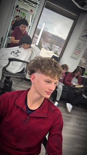 he wants the textured fringe haircut to cover his massive forehead If you’re looking for a service like this I’m located in 📍Tysons Corner, Virginia - Tap the link in my bio to book an appointment! . . #dmvbarber #tysonsbarber #fallschurchbarber #sefcutz #fyp