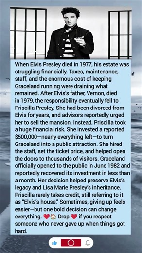 Priscilla Presley Saved Elvis’s Graceland When It Was Almost Broke 😢🏠 | Elvis Presley Story