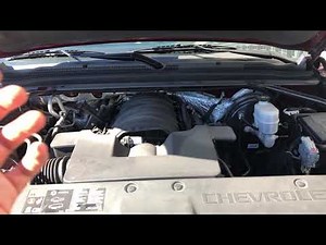 Chevrolet Tahoe – Add engine oil location