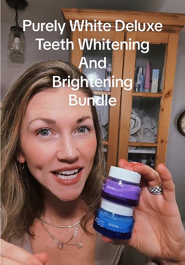 Love, purely white deluxe teeth powders, and I will tell you how I use them. #PurelyWhite #PurelyWhiteDeluxe #WhiteTeeth #WiderSmile #BrightWhiteTeeth #BrightSmile #TeethWhitener #TeethWhitening #TeethBrightener #TeethBrightening #TikTokShopSpringGlowUp #GlowUp @purelywhitedeluxe