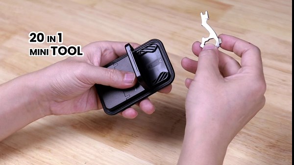 PUNCUBE Minimal wallet 3.0-Slim and Functional Genuine Leather Wallet with Key Holder and Air Tag Integration - Stay Organized and Connected