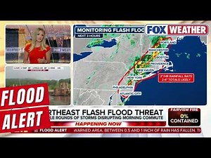 Rounds Of Heavy Rain, Flash Flood Threats Target East Coast Through Midweek