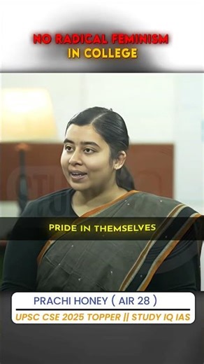 NO RADICAL FENIMINISM💯❤️#studyiq #motivation #upsc #ias