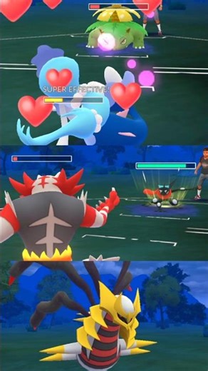 Giratina ☠️ Shiny ✨️ Incineroar 🔥 Primarina 🔮 #pokemongo #pokemon #gbl