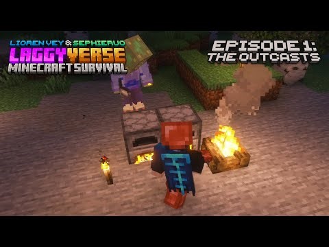 Episode 1: The Outcasts || LAGGYVERSE Minecraft Survival
