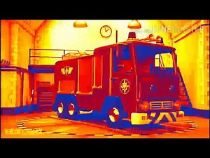 Fireman Sam intro in Robot flop Effect.