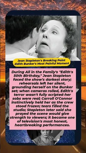 Jean Stapleton's Most Heartbreaking TV Performance Revealed