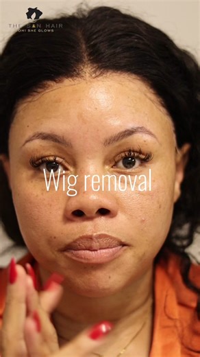 How to Remove Your Wig with Wig Glue Remover by @thesanhd