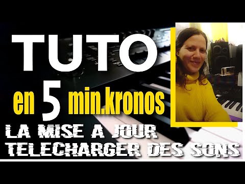 🎹Tuto Kronos - La mise à jour, télécharger des sons.💻🔊🤨