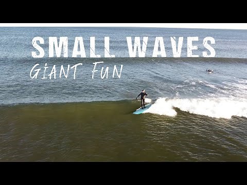 Small Wave Longboard Surfing - VLOG