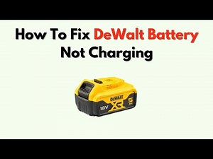How to Fix DeWalt Battery Not Charging – No Light, Reset Steps & Charger Diagnosis