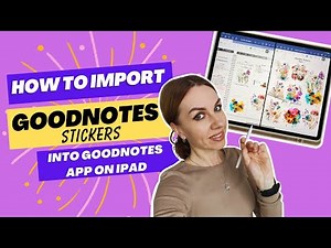How to Download and Import GoodNotes Digital Stickers (AT Art Digital Shop) into the GoodNotes.