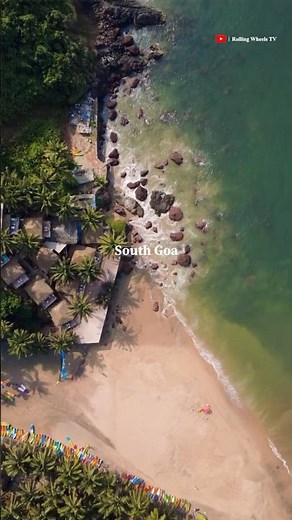 Drone view of Serene Beaches & Hidden Coastlines of South Goa