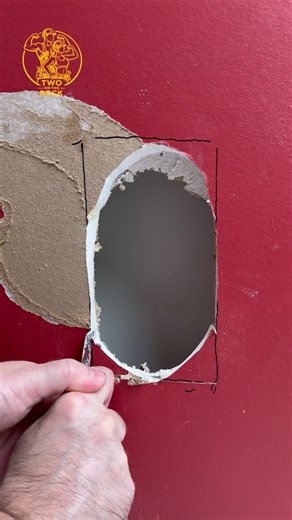 Large Drywall Hole Repair (Wood Backing, Mesh)