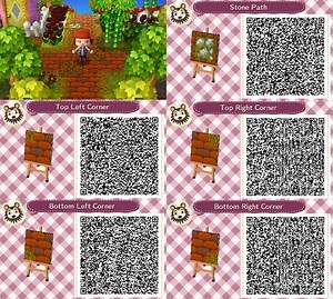 Animal Crossing New Leaf Path Qr Codes Tumblr