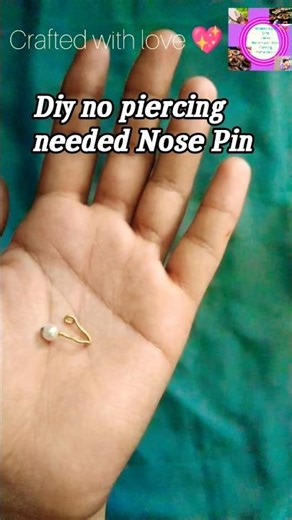 You don't believe it can be made in just 5 min#craftedwithlove#nosepin#pressable#diy#craftmade#craft