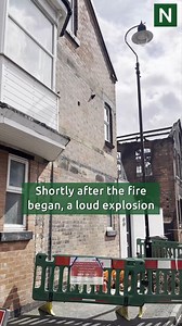 "I popped out and my building erupted into flames. I could have been inside." | Nottinghamshire Live