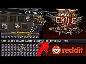 How One Redditor Broke POE2’s Economy (1,499 Divine Orbs From ONE Scepter)