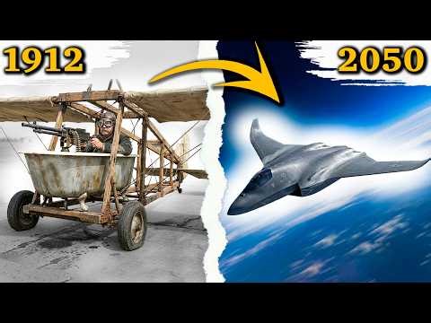 🇺🇸 US Fighter Jet Evolution (1912–2050) | From First Planes to Stealth Fighters