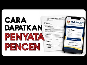 Cara Dapatkan Penyata Pencen Online (ePesara JPA)