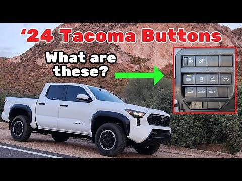2024 Tacoma Buttons & Switches (Quick Start Guide)