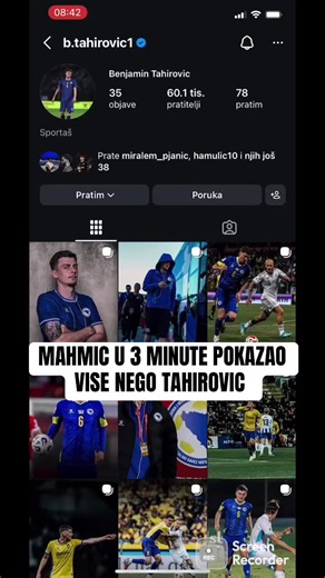 Mahmic u 3 minute pokazao više nego Tahirović
