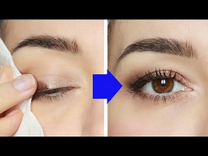 Trucco occhi semplice con le dita: effetto lifting. Trucco per principianti