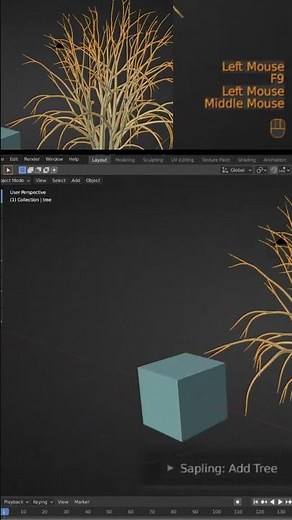 Part 1 Creating Trees with MTree in Blender