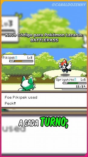 Novo Código Para Usar em Pokémon Lazarus 2.0! #pokemonromhacks2026 #pokemonemerald #sprigatito