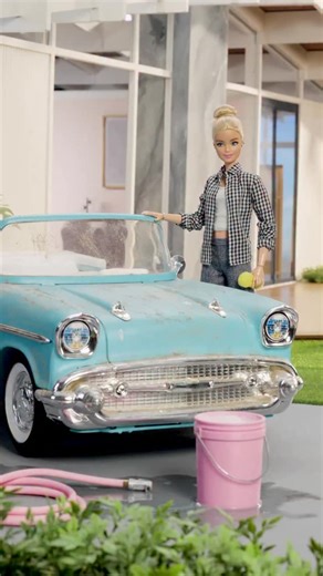This is your sign to wash your car 😎 | Barbie