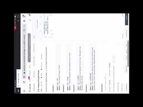 LeetCode - Integer To English Words (273)