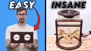jonny builds: 5 impossible woodworking illusions: penrose triangle, kinetic sculptures & more!
