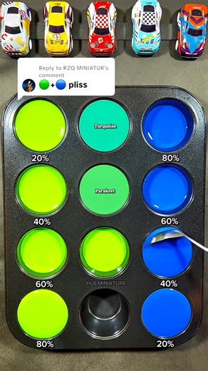 302K views · 1.1K reactions | Challenge to mix and it’s surprising new things. #asrm #colormix #colormixing #satisfying #coloring #Amazing #color #mixing #asmrsounds #coloring #viral | HueMiniature | Facebook