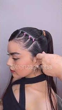 ideas 🌻 #peinadosfaciles #peinadosparaniñas #trenzas #peinados #peinadosconliga #viral