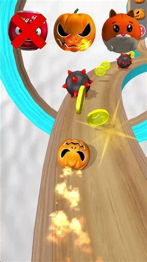 Going Balls Can Vs Pumpkin Ball Vs Hamster Ball Gameplay #gaming #goingballs #shorts