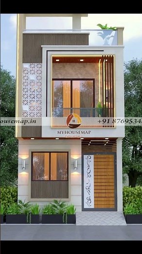 Modern small duplex house design