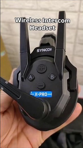 SYNCO Xtalk XPro5 5-Person Full-Duplex Wireless Intercom #shorts #intercom #tech #syncoxtalkxpro5