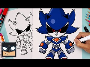 How To Draw Metallix | Sonic the Hedgehog - Videos For Kids