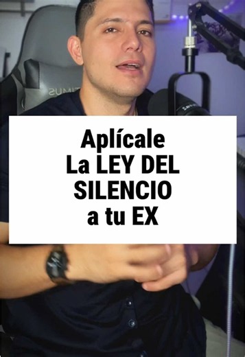 Aplícale la ley del silencio a tu ex pareja. #desamor #relacionestoxicas #narcisista #motivation #contactocero