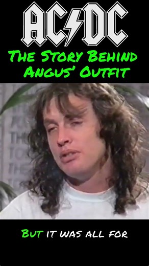 The Story Behind Angus’ Outfit ⚡ The Story Behind AC/DC’s Most Famous Costume #ACDC #AngusYoung